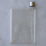 Water bottle for camera bag shown in three different vegan leather colours