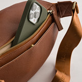 Fanny pack secure pockets and zips for phone, travel passport and camera accessories
